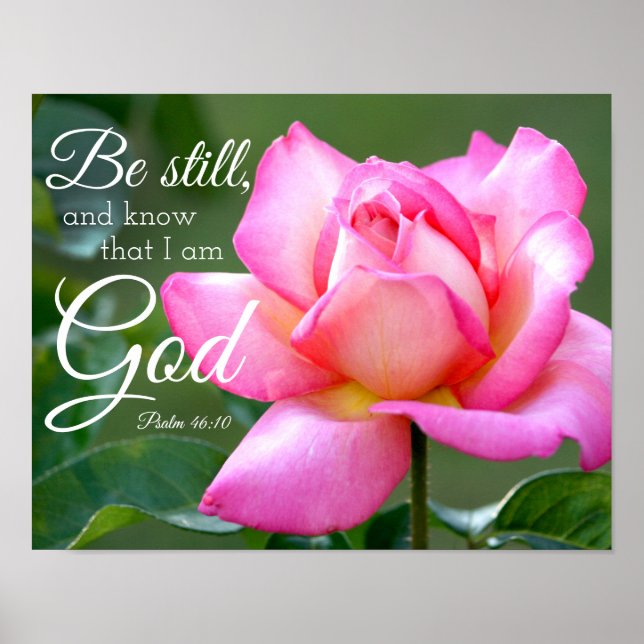Blommarna rosa ros ska fortfarande vara psalm 46:1 poster (Framsidan)