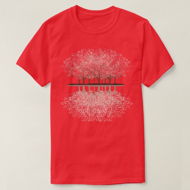 Blommarna Sakura Cherry i Japan Tokyo Tourist i Ja T Shirt (Design framsida)