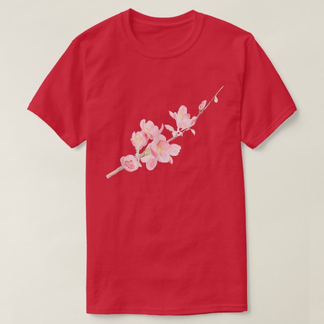 Blommarna Sakura Cherry T Shirt (Design framsida)