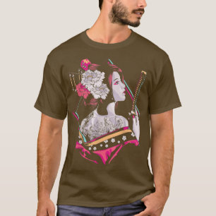 Blommarna Sakura Gei (japansk kultur) Samurai Cher T Shirt