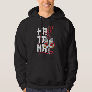 Blommarna Samurai Katan för den antika japanska ma Hoodie