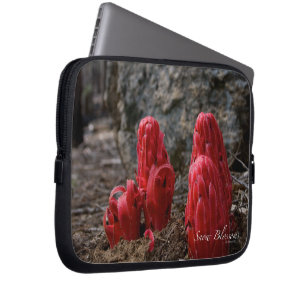 Blommarna snö laptop fodral