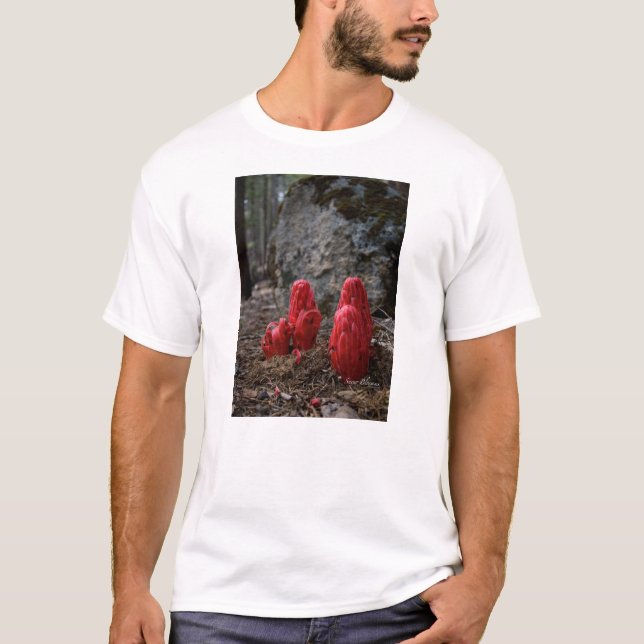 Blommarna snö t-shirt (Framsida)