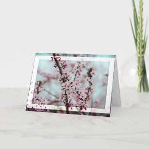 Blommarna Vår Cherry Kort