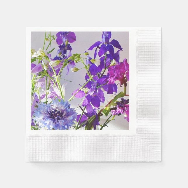 Blommarna vår pappersservett (Framsidan)