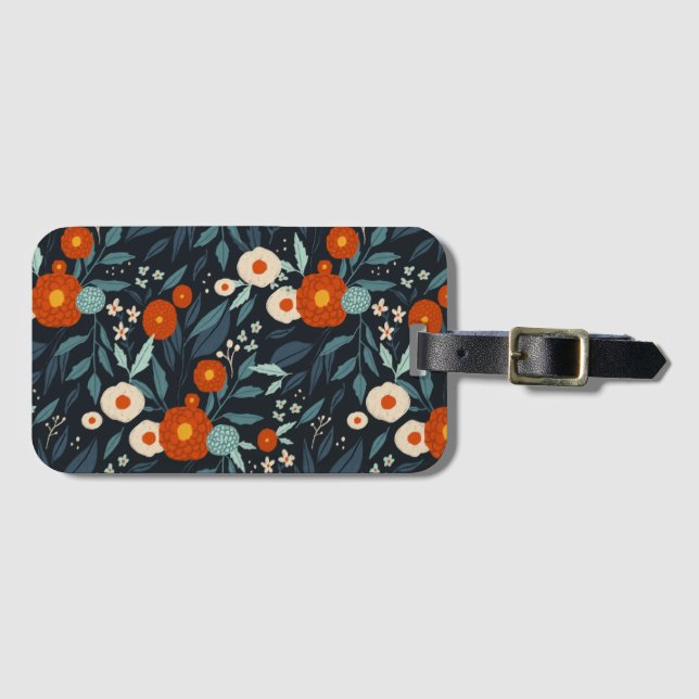 Blommarnas Blommigt Bagagebricka (Framsida horisontal)