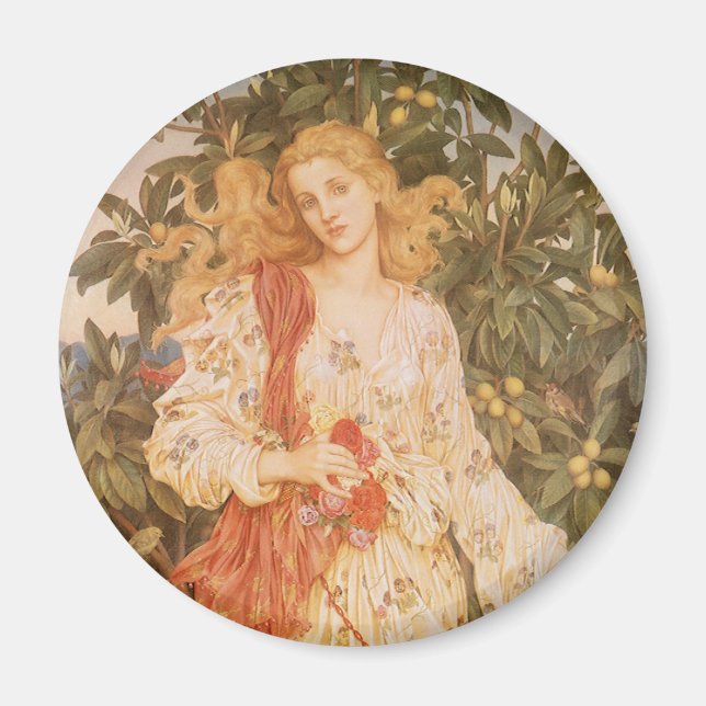 Blommarnas och blommornas gudinna, Flora av Morgan Magnet (Framsidan)