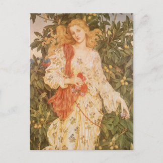 Blommarnas och blommornas gudinna, Flora av Morgan Vykort