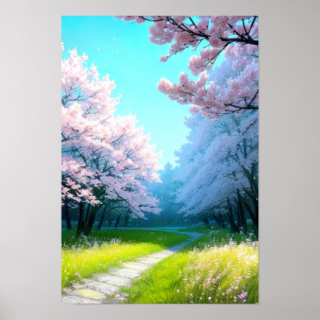 Blommarnas Väg, Sakuras-Alley Poster (Framsidan)