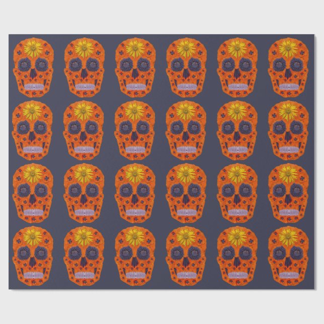 Blommaskalle 1 presentpapper (Platt)