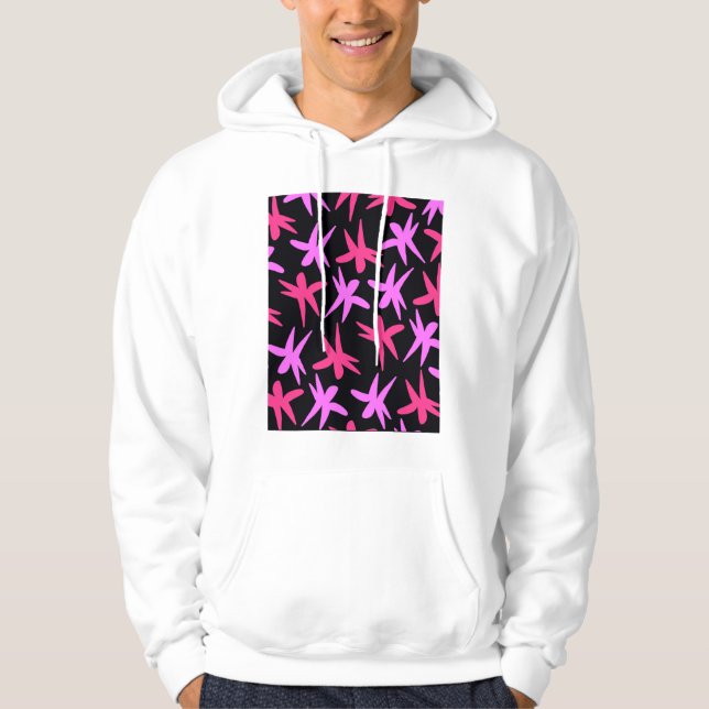 Blommastjärnor Hoodie (Framsida)