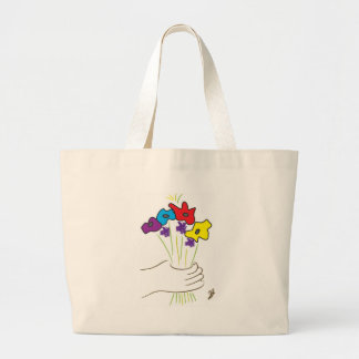 blommatoto jumbo tygkasse