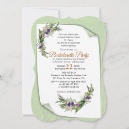 Blommblomma från Midsommar Vår Inbjudningar