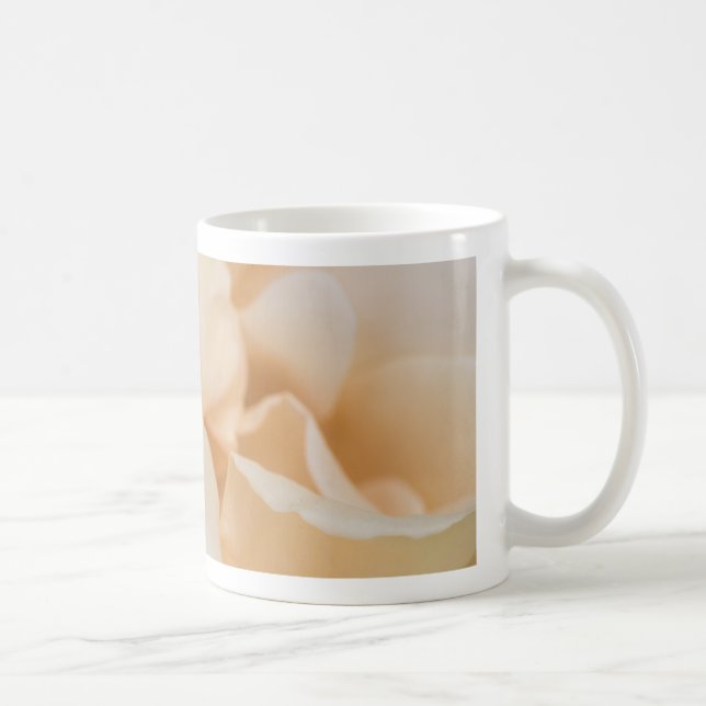 Blommblomman Beige färg ro Kaffemugg (Höger)