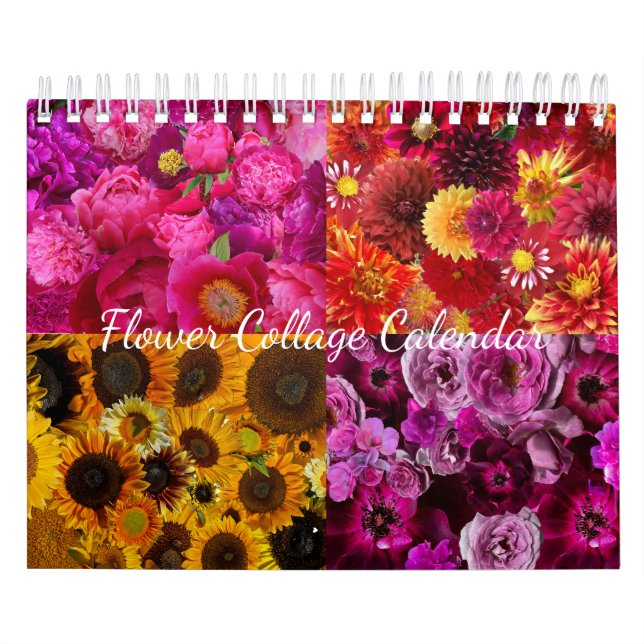 Blommcollage  kalender (Omslag)