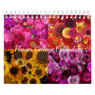 Blommcollage  kalender