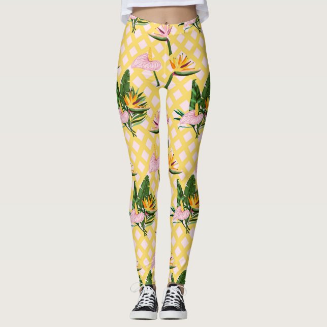 Blommedel Leggings (Framsida)