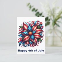 Blommig 4 juli