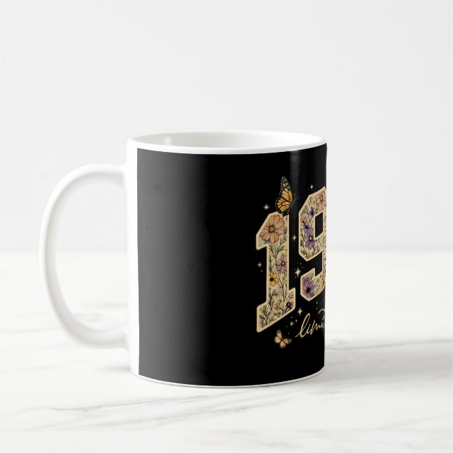 Blommig 60-årsdag Limited Edition 1966 Kaffemugg (Vänster)