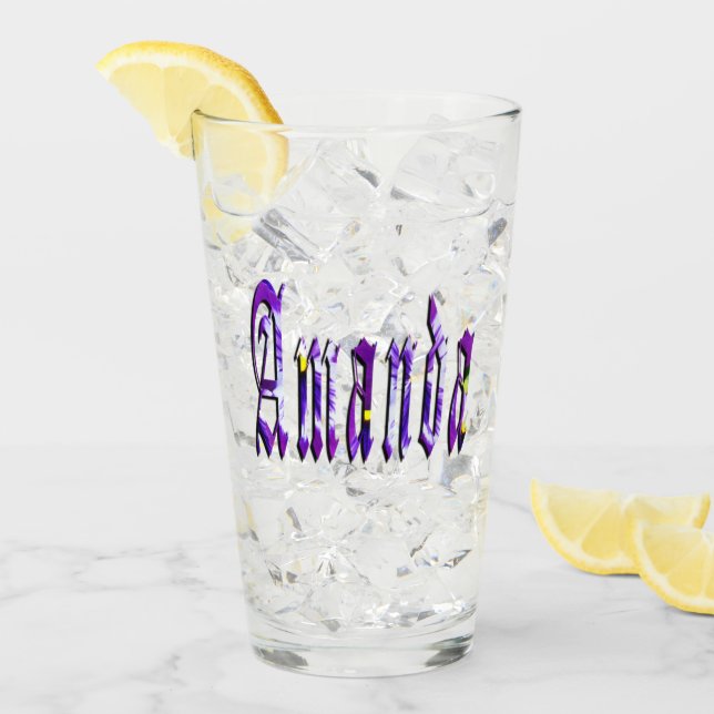 Blommig Amanda Namn, Glaskopp (Framsida Ice)