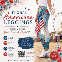 Blommig Amerikansk Flagga Vattenfärg Patriotisk Tr