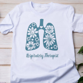 Blommig andningsterapeut t shirt