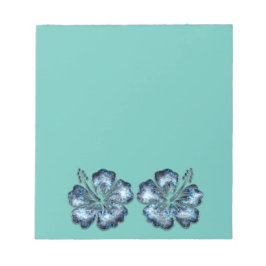 Blommig anteckningsblock