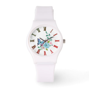Blommig Armbandsur