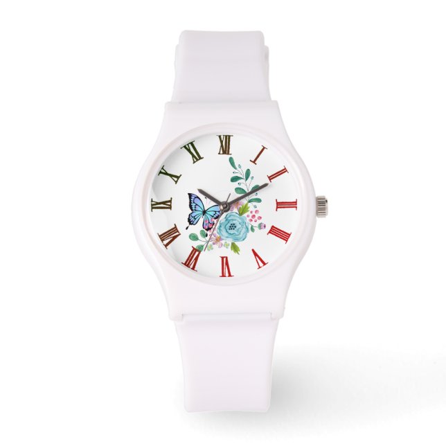 Blommig Armbandsur (Framsida)