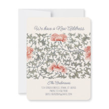 Blommig asiatisk William Morris-stil CC1289 Flytt
