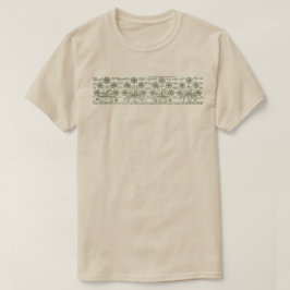 Blommig band t shirt
