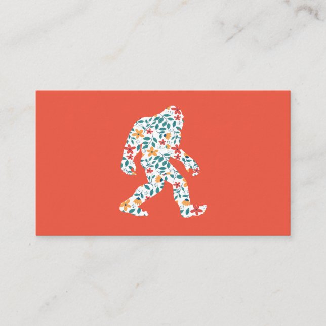 BLOMMIG BIGFOOT VISITKORT (Framsida)