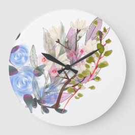Blommig bladkonst – Eleganta blommor och botanik Stor Klocka