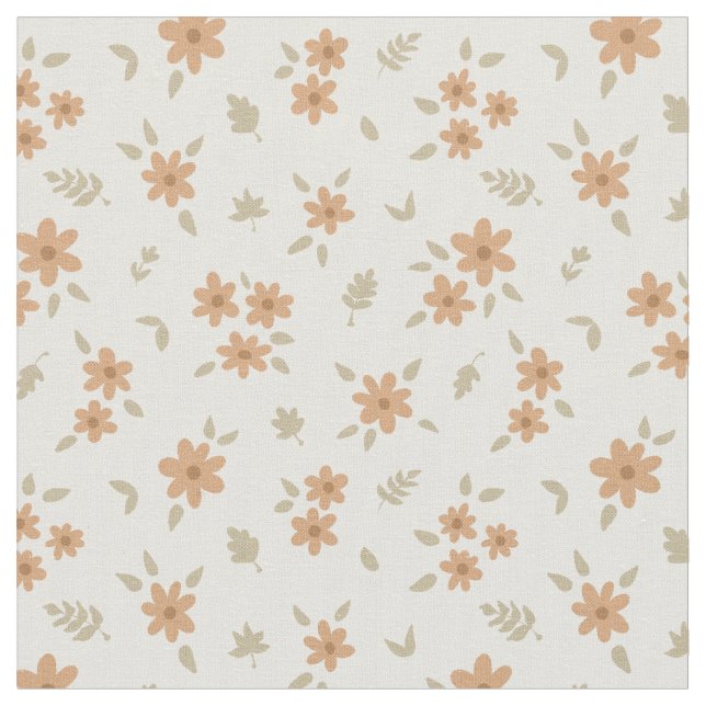 Blommig bohem Chic lantlig neutral Tyg (Närbild)