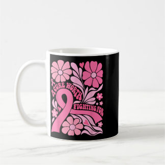 Blommig Boho Bröstcanceröverlevare Ett botemedel v Kaffemugg