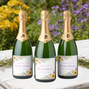 Blommig Boho Solros Daisy Bröllopsdusch