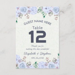 Blommig Bordskort för Bröllop / Platsindikering