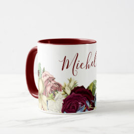 Blommig botanisk namn mugg
