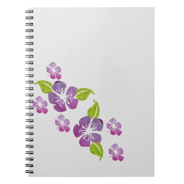 Blommig brevpapper anteckningsbok (Framsidan)