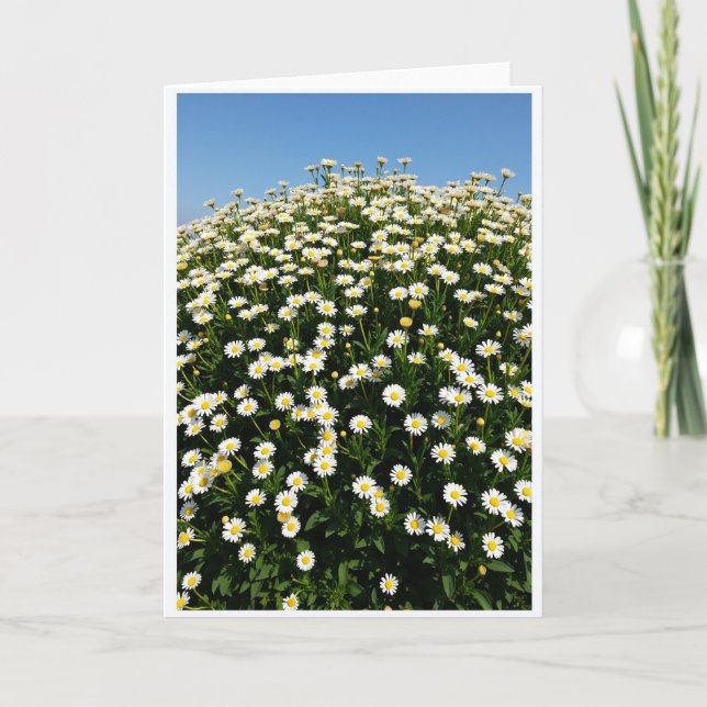 Blommig bristningsmönsterkort kort (Framsida)