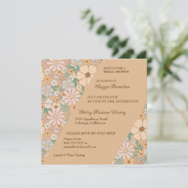Blommig Bröllopsdusch-inbjudan Inbjudningar