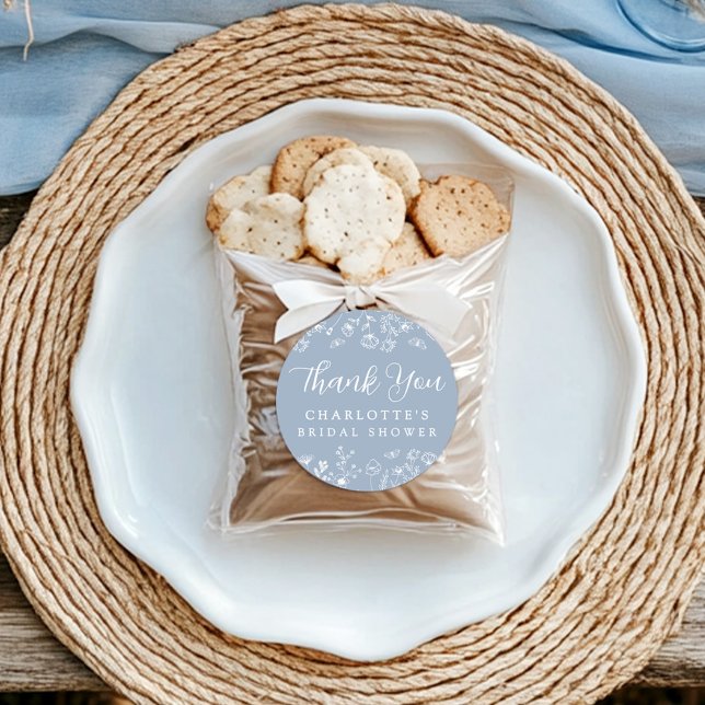 Blommig bröllopsfest med botanisk tema runt klistermärke (Skapare uppladdad)