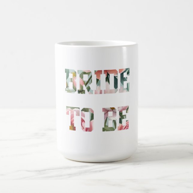 Blommig Brud att Bli Kaffemugg (Center)
