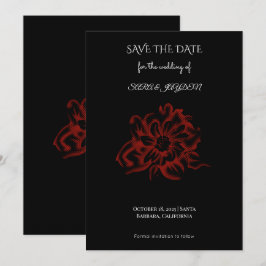 Blommig Clipart – Abstrakt Blomma Hem Dekor Design Spara Datumet