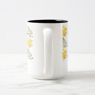 Blommig cottagecore, anpassningsbara rosor Mugg