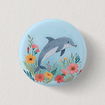 Blommig delfin