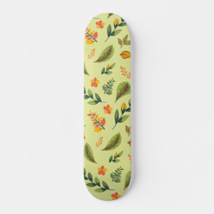 Blommig designserie 3 mini skateboard bräda 18,5 cm