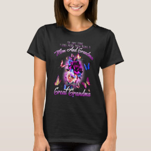 Blommig Det enda mamma och mormor älskar mamma häs T Shirt