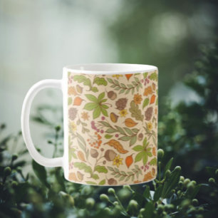 Blommig elegans kaffemugg