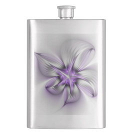 Blommig elegans modern abstrakt violett fraktal ko fickplunta